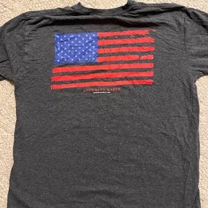 Southern Marsh American Flag long sleeve t-shirt